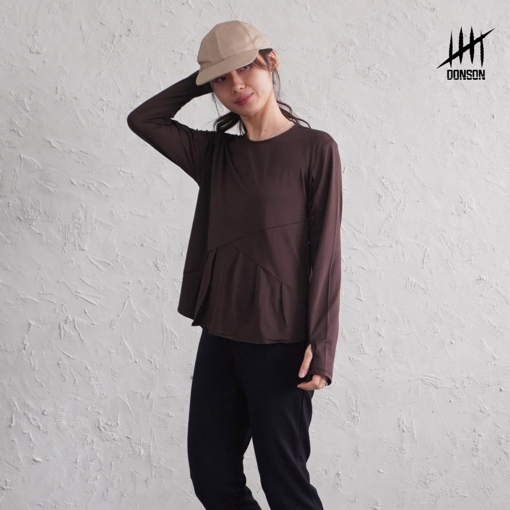 Donson Vitaly Womens Sports Top Stretch Tech Yoga Padel Tennis Plain