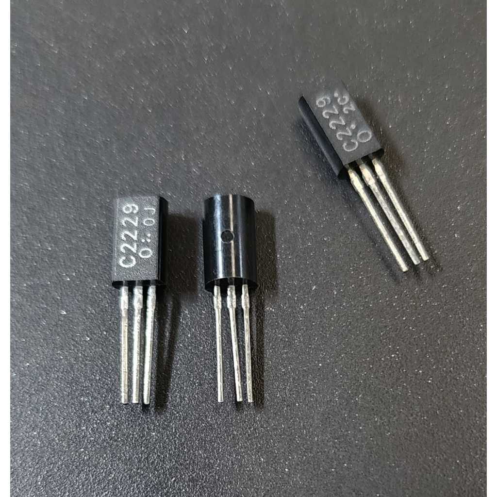 ทรานซิสเตอร์ C2229 Silicon NPN 0.8W 200V 0.05A TO-92 การสลับแรงดันไฟฟ้าสูง