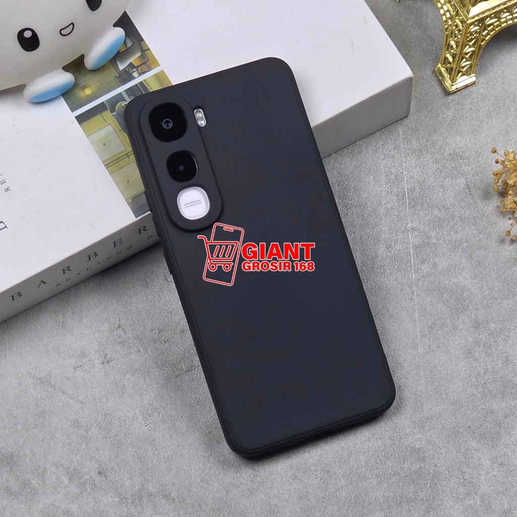 VIVO Y400 CASE MACAROON BLACK SILICON สีดํา VIVO Y400 MSB