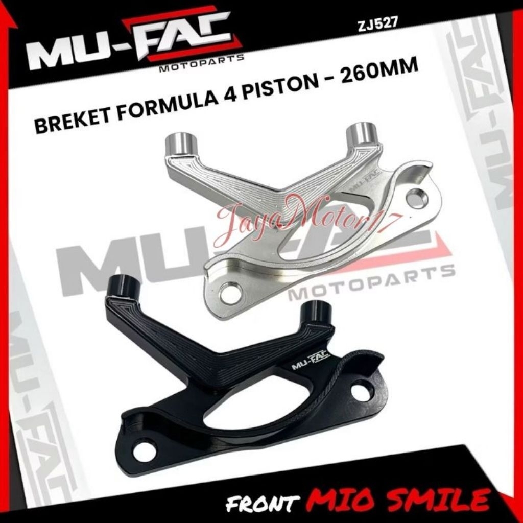 ขายึด MUFAC Formula 4 Piston Caliper MIO SMILE ขนาด 260mm ZJ527 มอเตอร์ไซค์