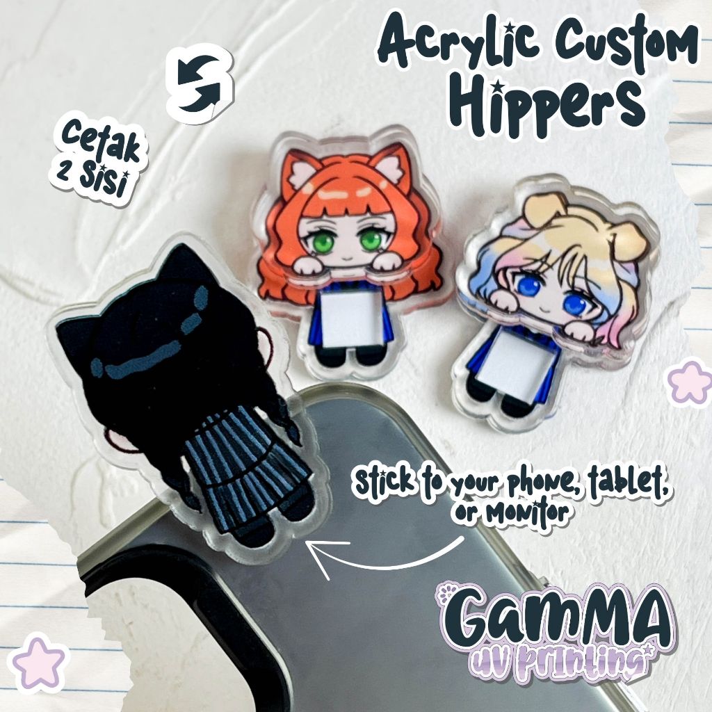 Hippers Phone / HP / Monitor Peeker Custom Acrylic UV