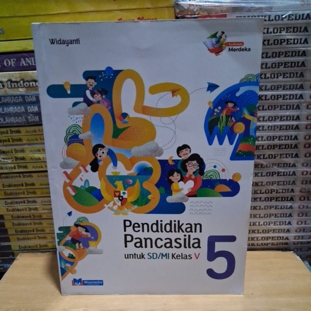 หนังสือต้นฉบับของ PANCASILA EDUCATION สําหรับโรงเรียนประถมศึกษาชั้นประถมศึกษาปีที่ 5 K Merdeka Masme