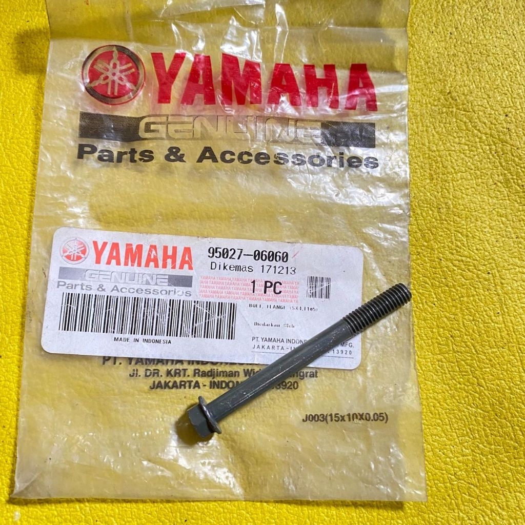 Original Yamaha Mio soul Fino คาร์บูเรเตอร์ Upper CVT ฝาครอบ Bolt YPG 95027-06060