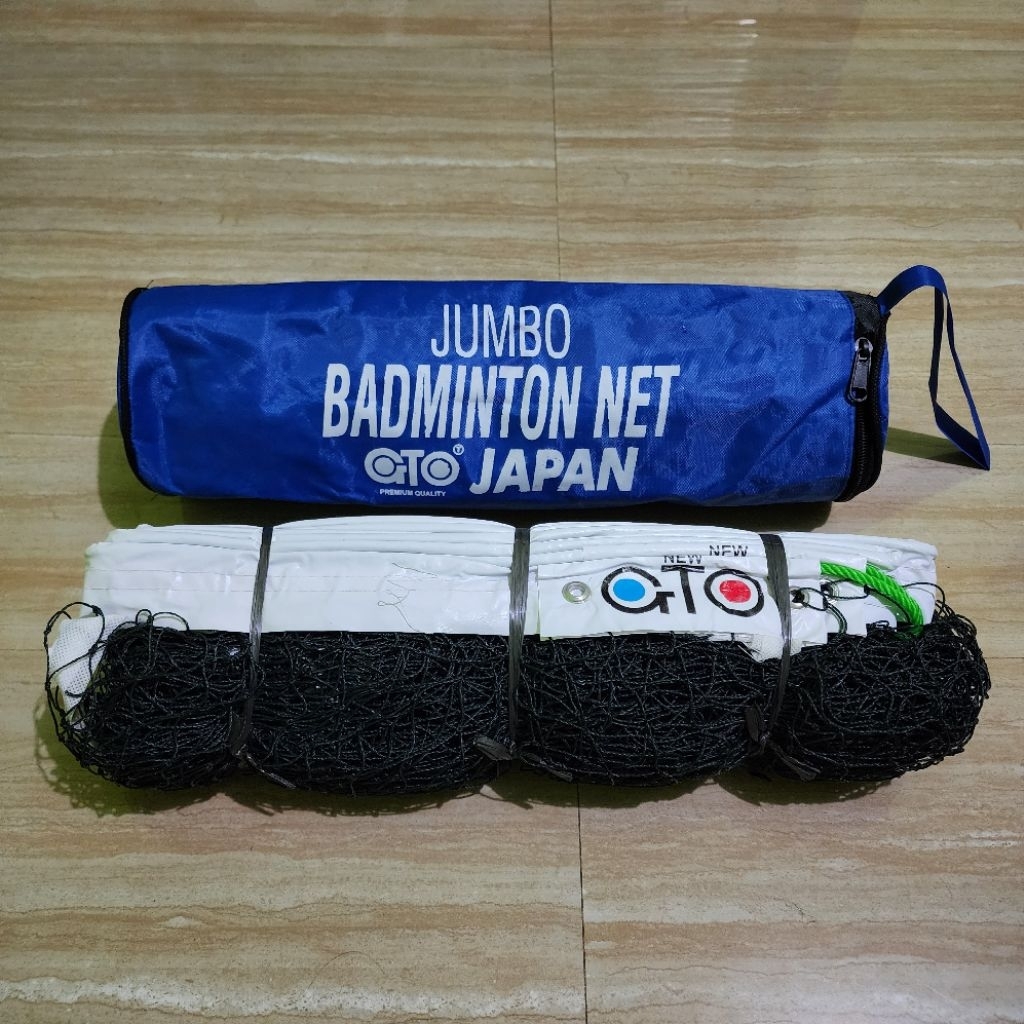 GTO JUMBO NYLON BADMINTON NET & GTO BADMINTON NET / BADMINTON NET NET