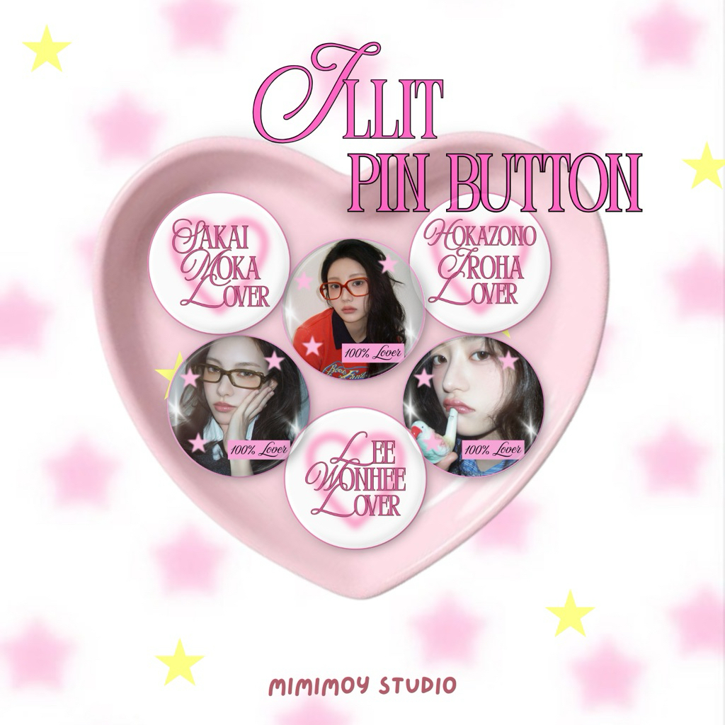 ชุดปุ่มพิน ILLIT****