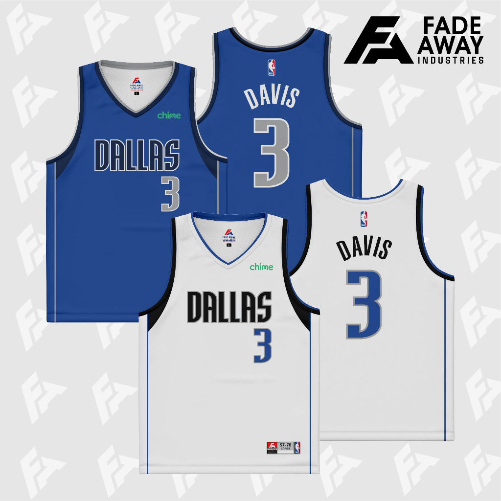 DAVIS 3 DALLAS BASKETBALL JERSEY