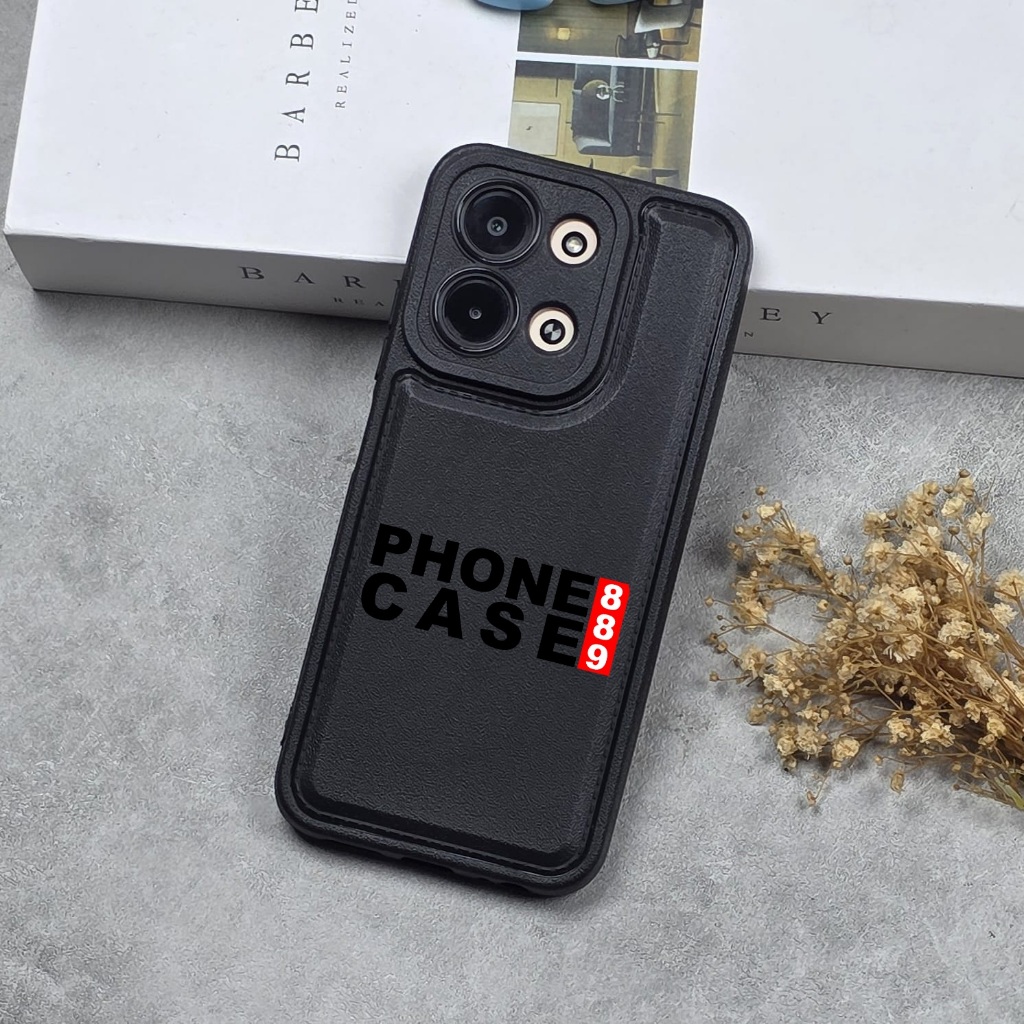 POCO C85 CASE LEATHER PRO BLACK CASE BLACK POCO C85