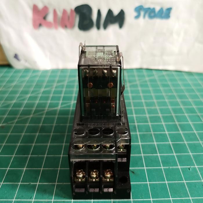 รีเลย์ + เต้ารับ Fuji Electric HH54P-FL + TP514X1 14 Pin 24 Vdc Japan