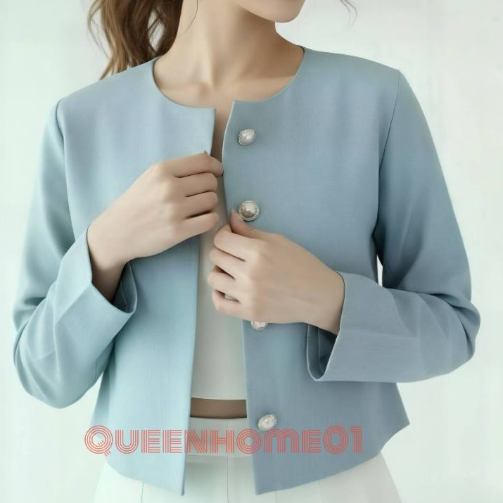 Gemma Womens Outer Blazer / เบลเซอร์ผู้หญิงเกาหลี - เสื้อครอปผู้หญิงล่าสุด / เบลเซอร์แฟชั่นผู้หญิงเก