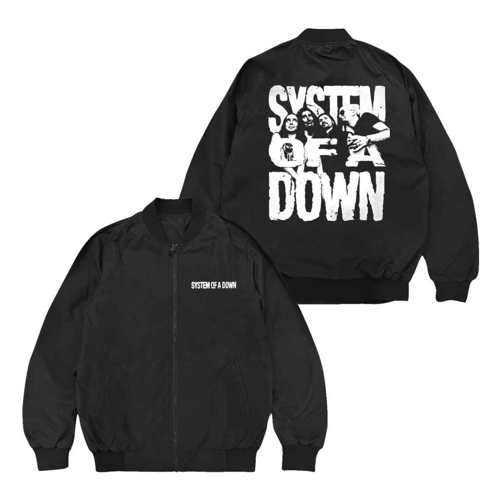 Ganzet Store Jacket Bomber SYSTEM OF A DOWN Jacket Distro Waterproof Jacket ชายและหญิง unisex