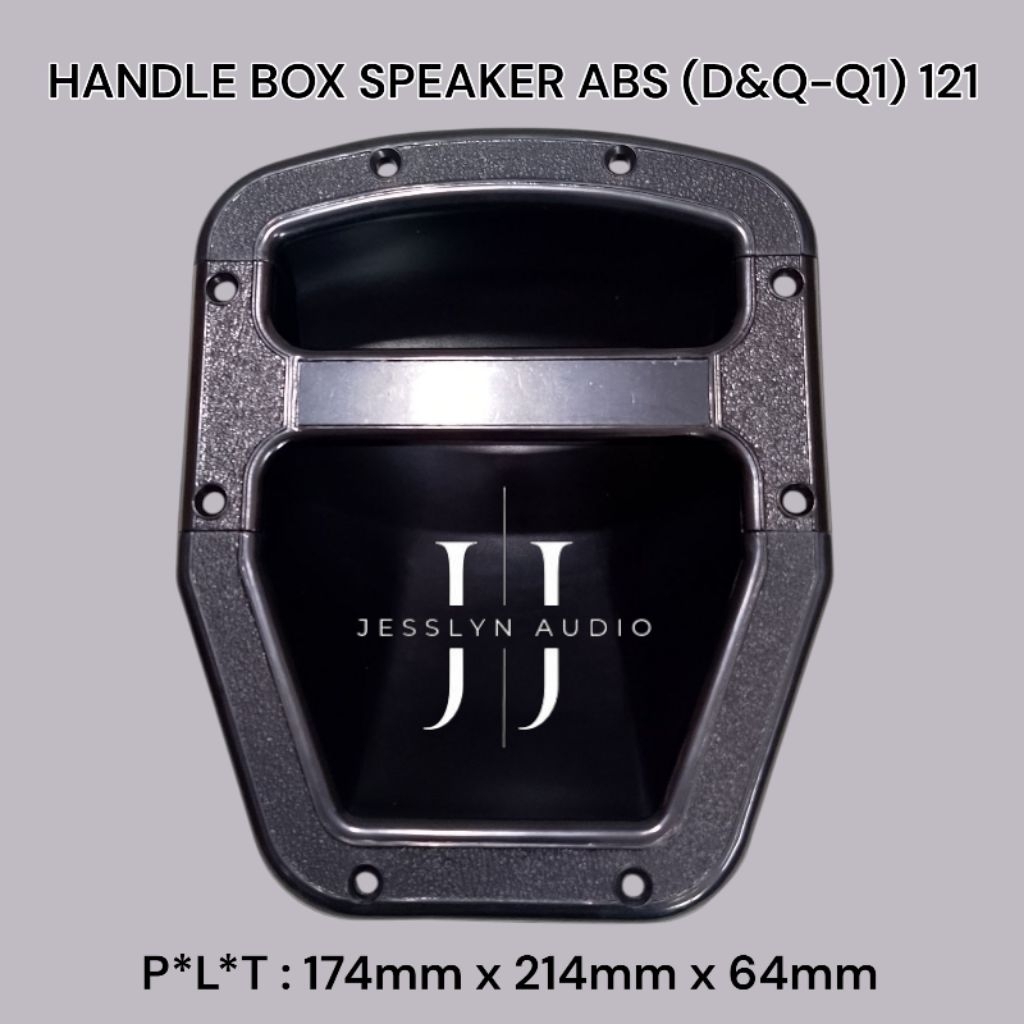 กล่องลําโพง ABS Handle (D&Q-Q1) 121 ขนาด 174x21.4x6.4 ซม.