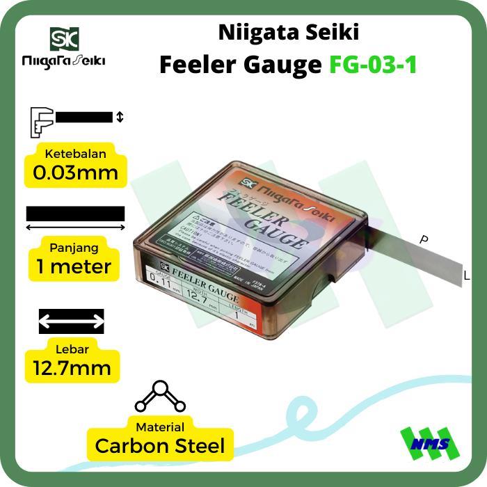 Niigata Seiki Feeler Gauge FG-03-1