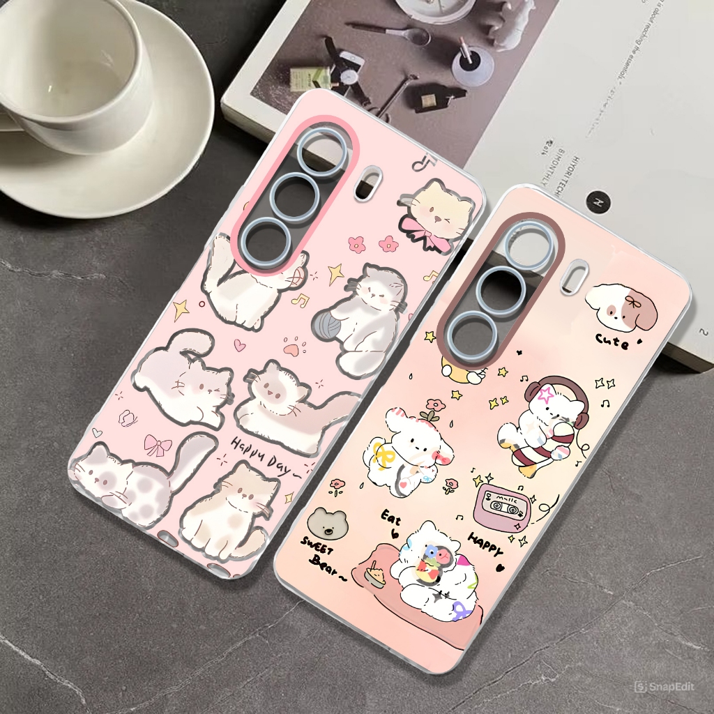 Tecno Camon 40 4G Softcase ล่าสุด 2025 Clear Case Camon 40 PRO Clear Casing HP Protector CTC-023