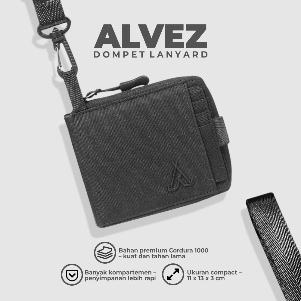 ATVA Neck Holder ID Card Wallet Necklace Folding Landyard Tag Card Holder Alvez series