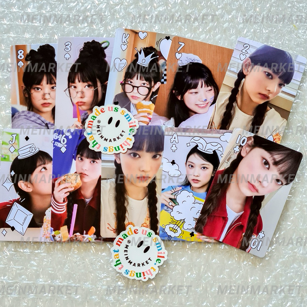 ชุดรูปถ่ายอย่างเป็นทางการ Haerin Newjeans SG23 ชุดอัลบั้ม Weverse ABCD GetUp 2nd Ep Bluebook Group V