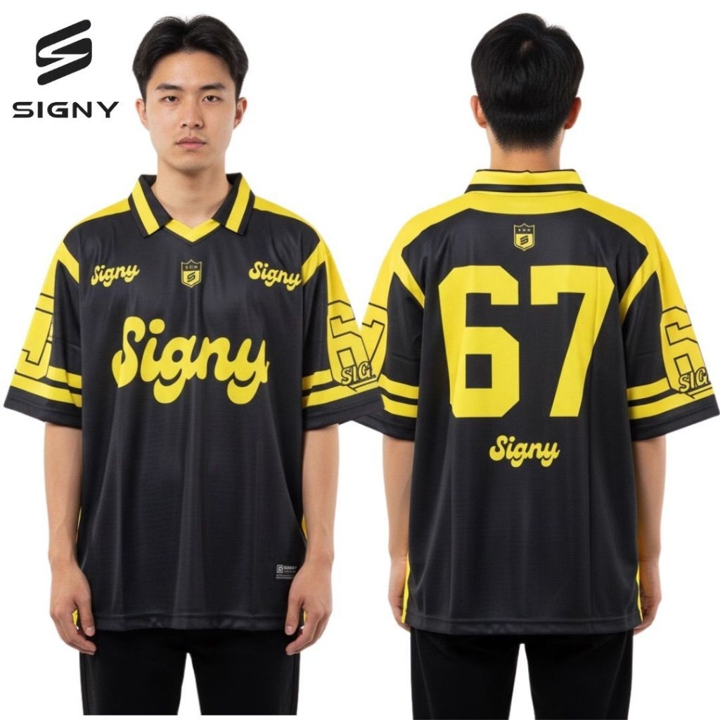 062 ORIGINAL SIGNY JERSEY เสื้อยืด SIGNY COLLAR OVERSIZE เสื้อยืด SUPER PREMIUM คุณภาพสูง MATERIAL