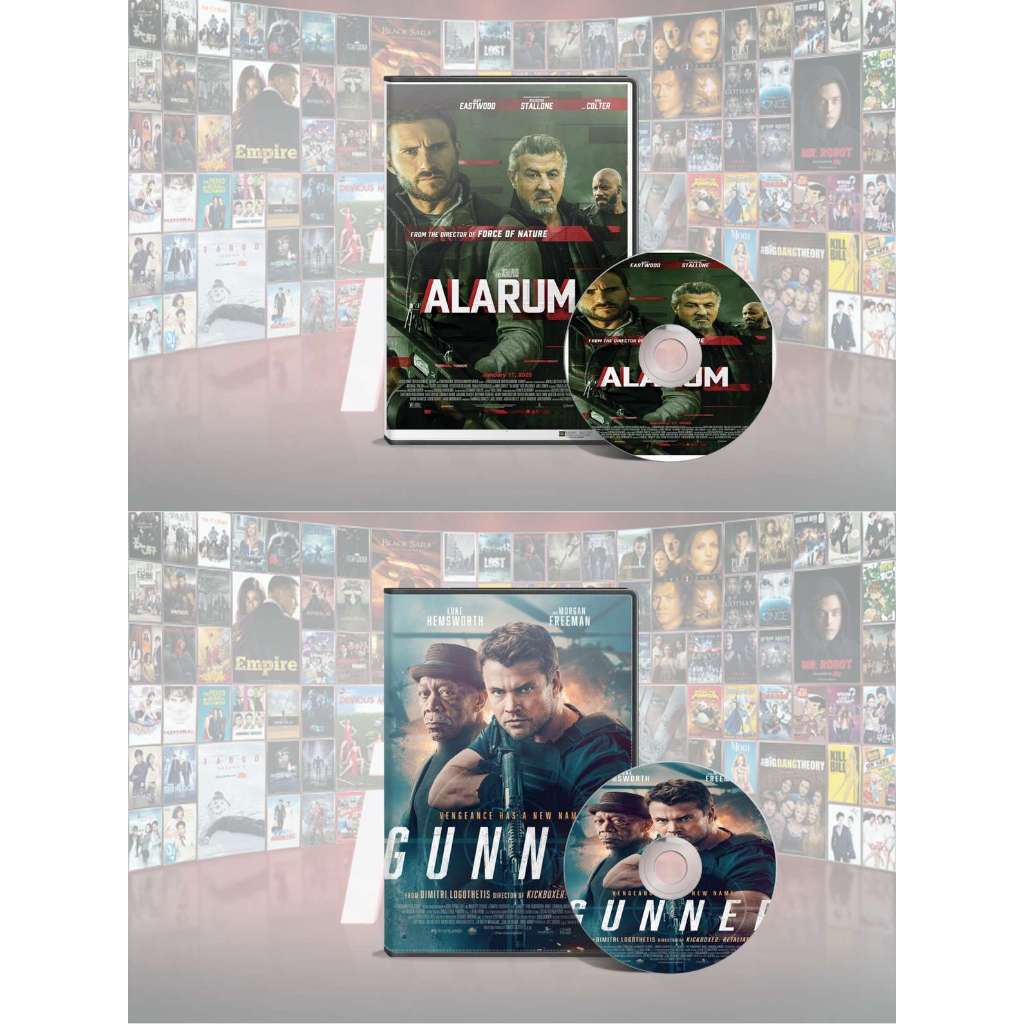 DVD Alarum (2025) + DVD Gunner (2024)