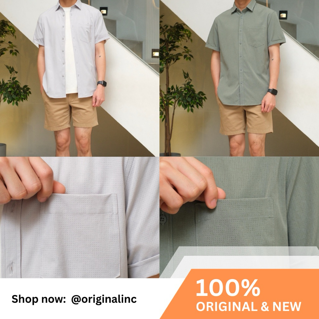 Apt.9 เสื้อเชิ้ต SS Slim Performance APT-SS-02