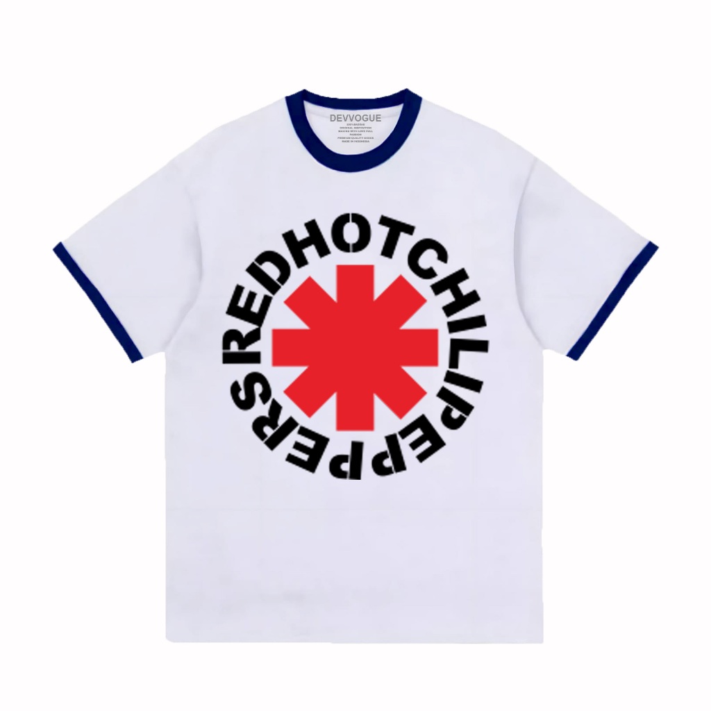 เสื้อยืด Oneshirt Ringertee Rhcp Logo Band เสื้อยืด Combed 24s Unisex