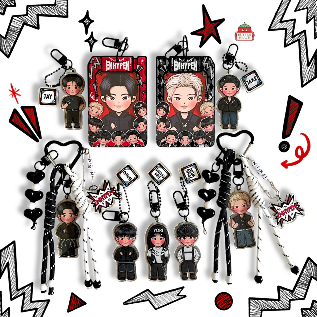 ENHYPEN BAGCHARM & PHOTCARD HOLDER (DESIRE: UNLEASH) | CAHOL & KEYCHAIN GLITTER ENHYPEN FANMERCH ราคา ถูกที่สุด ดีลบีเคเค