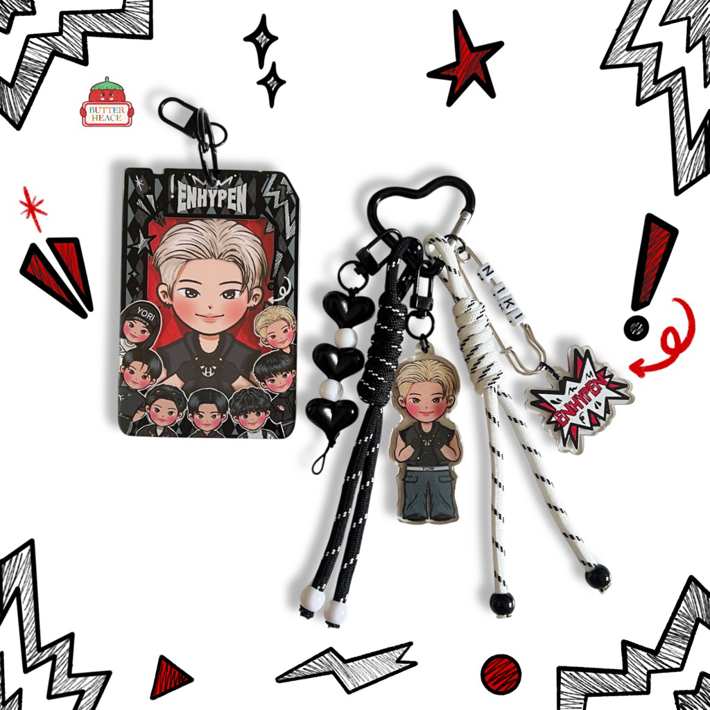 ENHYPEN BAGCHARM & PHOTCARD HOLDER (DESIRE: UNLEASH) | CAHOL & KEYCHAIN GLITTER ENHYPEN FANMERCH ราคา ถูกที่สุด ดีลบีเคเค แกลเลอรีภาพที่ 3