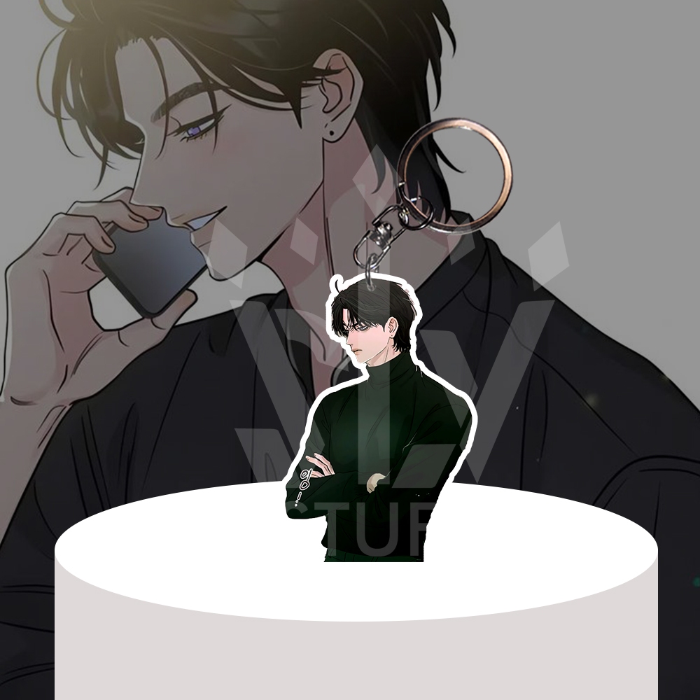 HP GANTUNGAN Manhwa Webtoon The Selfish Romance Keychain / พวงกุญแจโทรศัพท์มือถือ - Hyeondo - พวงกุญ