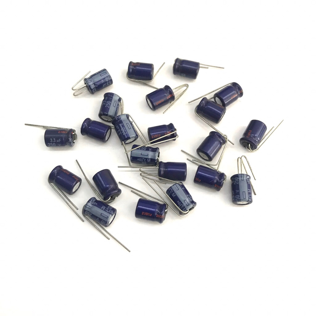 Elco Panasonic 3.3uf 250V 3.3micro farad 250Volt