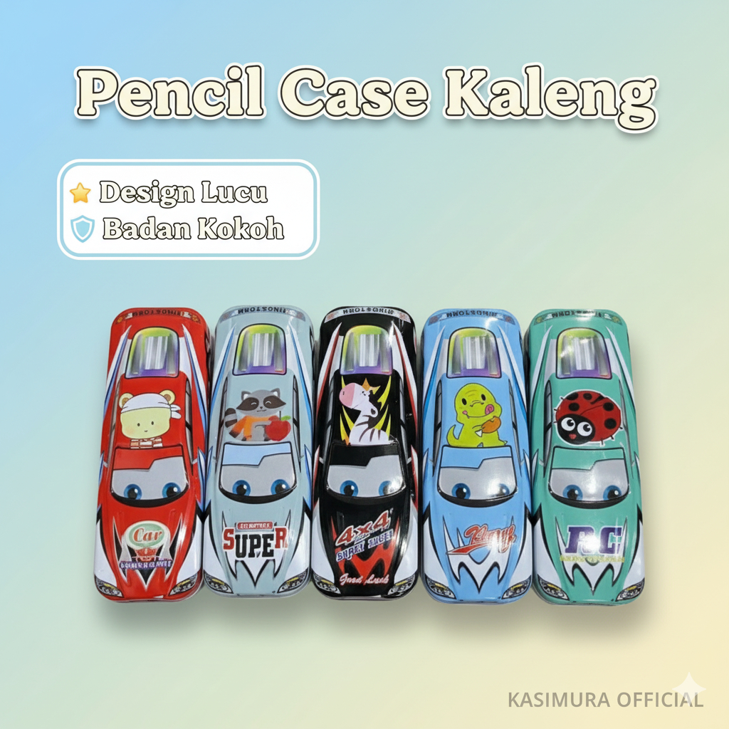 PENCIL CASE CAN / ARMY CAR TRAIN PENCIL CASE / SCHOOL PENCIL CASE / CUTE PENCIL CASE