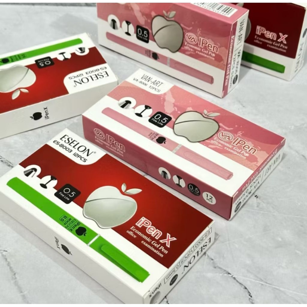 ปากกาเจลสีดํา Appel 0.5mm ราคายกโหล 12 ชิ้น