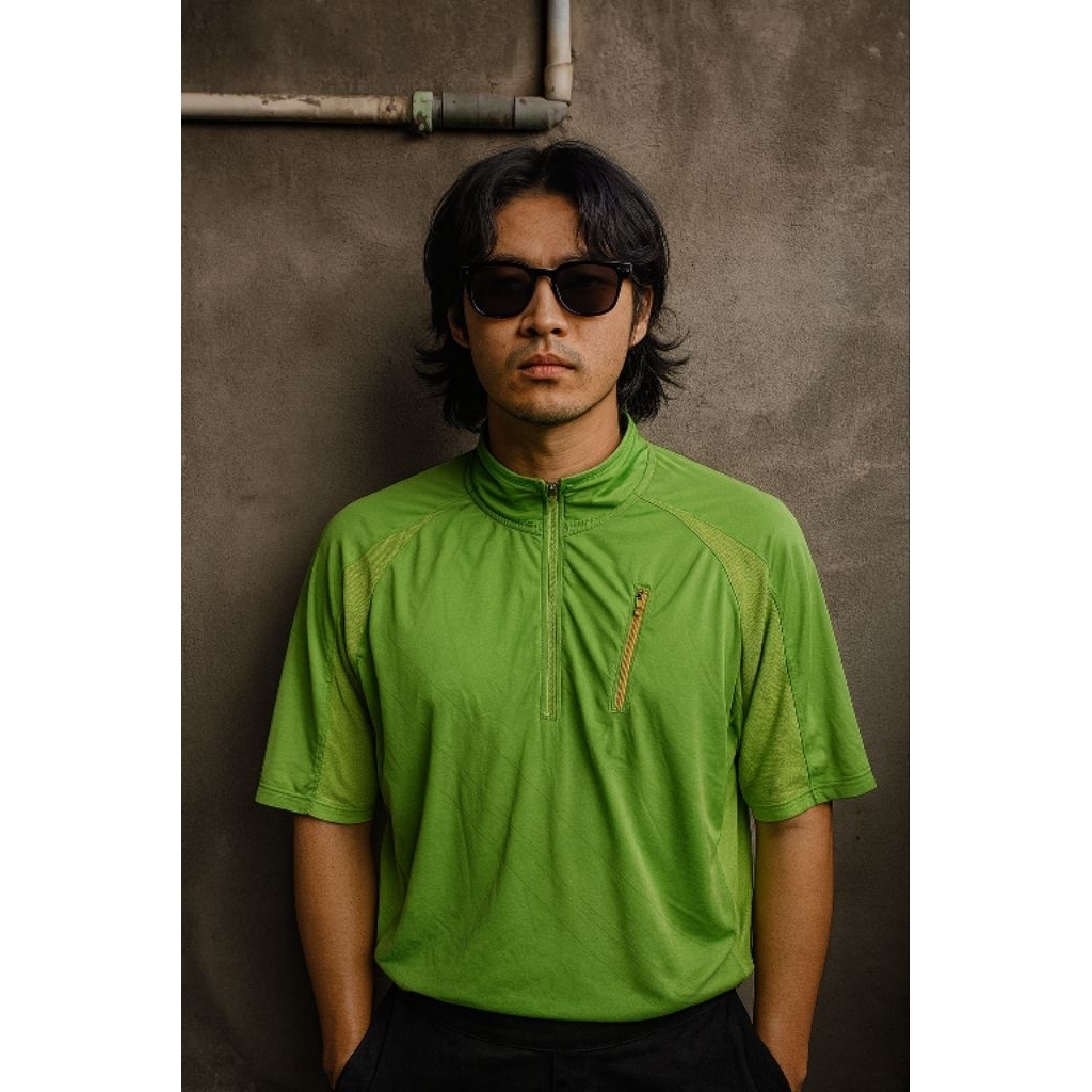 เสื้อฮาล์ฟซิป แฟชั่นเนื้อนุ่ม ไซส์ XL (L80 x W58)