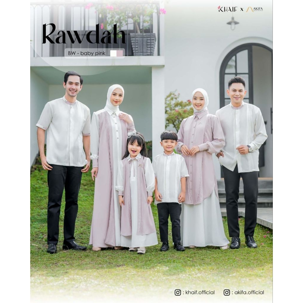 RAWDAH LED SERIES 2025 (BW-BABY PINK)