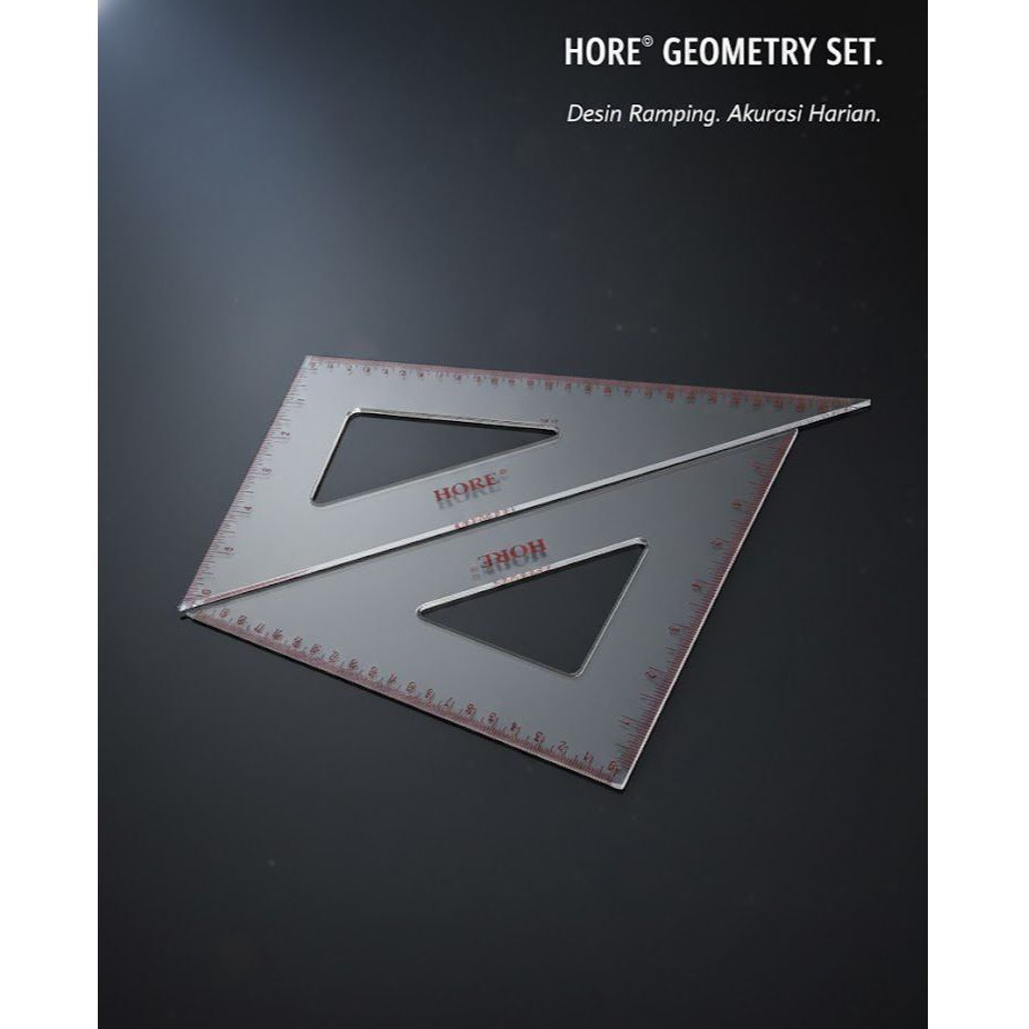 HORE TRIANGLE RULER NO.10