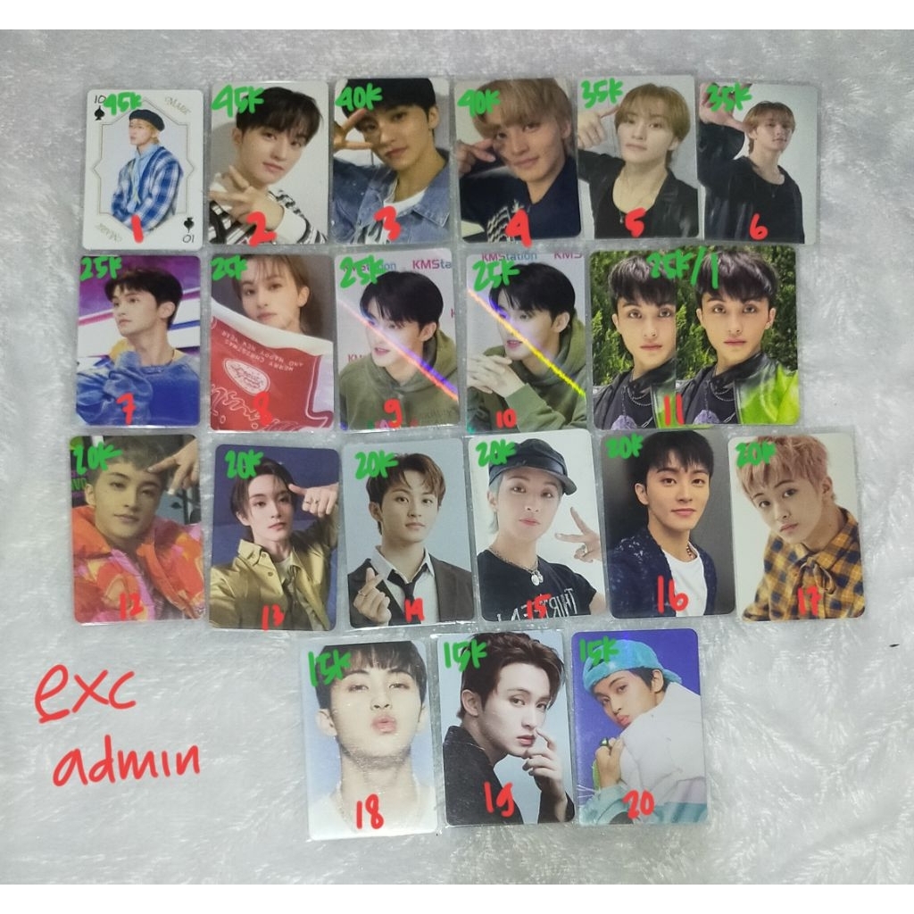 บัตรรูปถ่าย เครื่องหมายการเงิน NCT DREAM 127