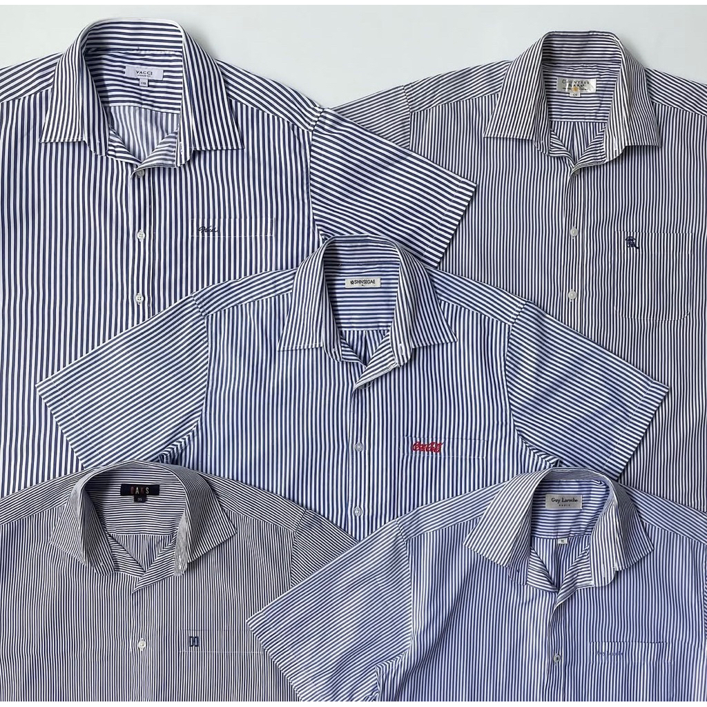 FANCY STRIP BOXY SHIRT SESSION