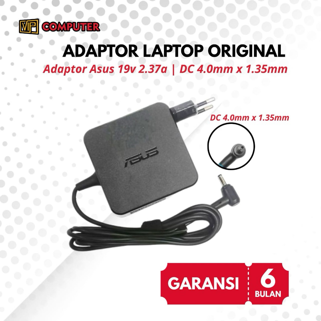Asus แล็ปท็อปอะแดปเตอร์ชาร์จ 19V 2.37A 45W 4.0*1.7 มม.Asus Zenbook Series UX305 UX305F UX305FA UX305