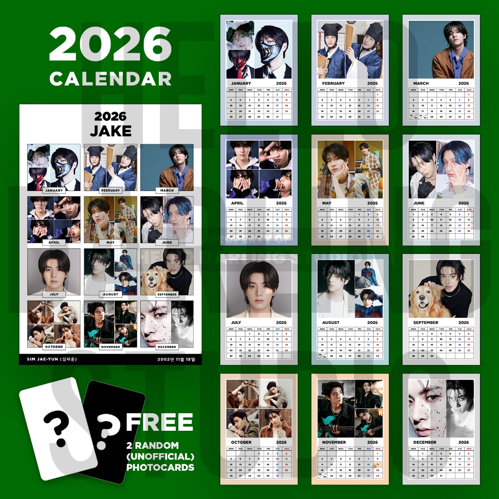 ปฏิทินKpop 2026 Enhypen JAKE