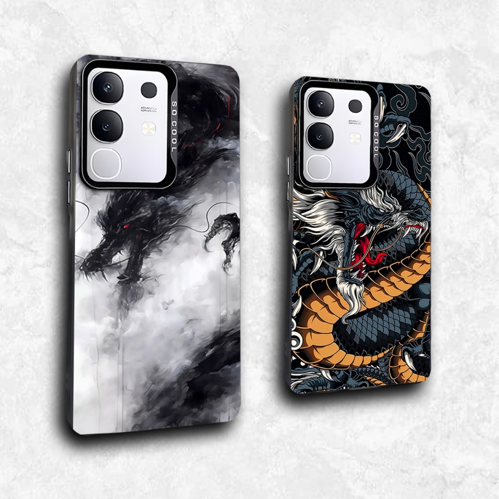 RN12 Vivo Dragon กรณีภาพ series สําหรับ Vivo Y29 4G Y19S V50 V40 V50 Lite V40 Lite Iqoo Z9 5G Z9X 5G