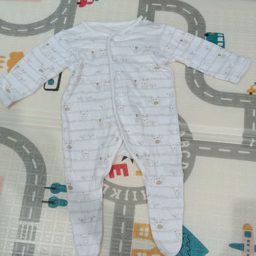 Preloved sleepingsuit m*ther c*re 0-3 เดือน
