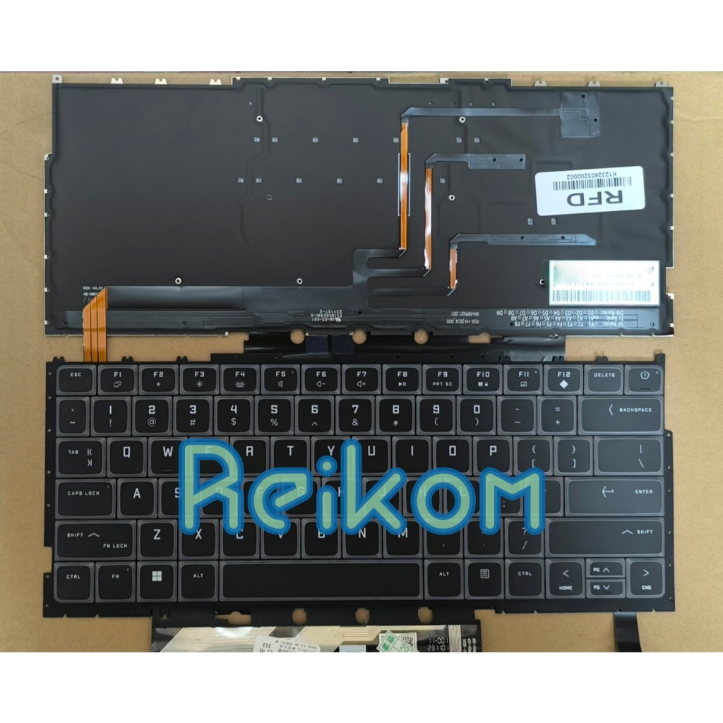 คีย์บอร์ดส่งสัญญาณ HP omen 14fb 14-fb 14-fb0007tx 14-fb0013dx 14-fb0023dx 14-fb0089tx 14-fb1023dx