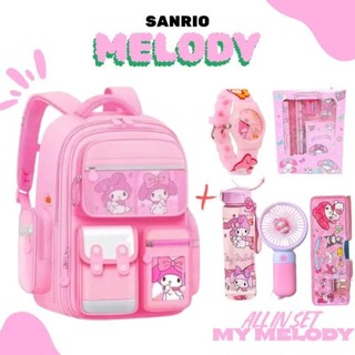 Tas Sekolah Anak Perempuan SD Motif Melody Sanrio Banyak Bonus