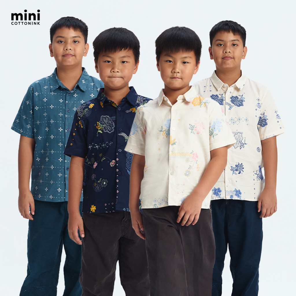 KEMEJA COTTONINK Mini - เสื้อเชิ้ตเด็กผู้ชาย Hara Archipelago