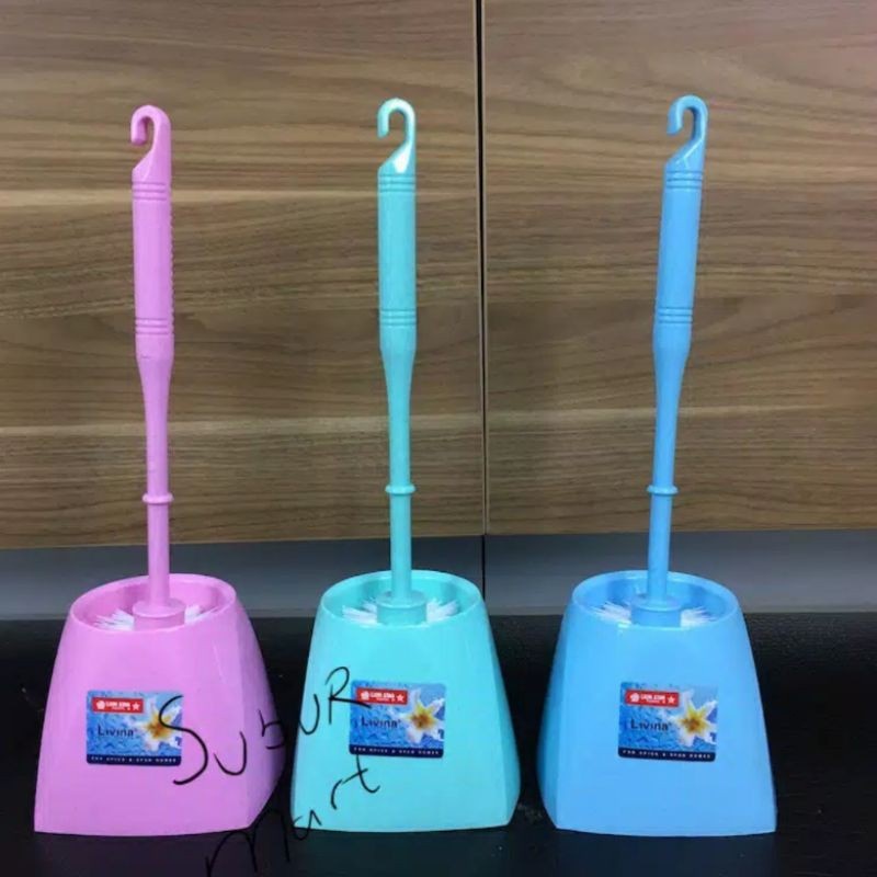 แปรงขัดห้องน้ํา Lion Star + ที่วาง 102 BO-02