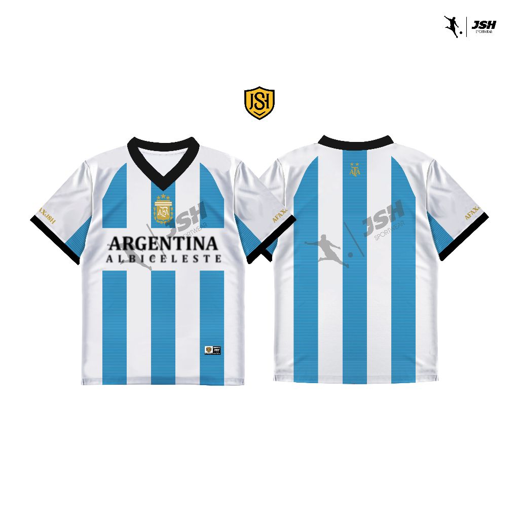 JSHCO - ARGEN-TINA REGULAR FIT FOOTBALL JERSEY - FOOTBALL JERSEY - FOOTBALL SERIES