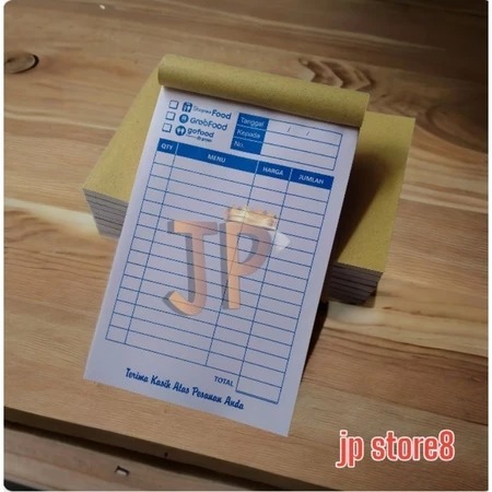 Food Note 1 Ply & 2 Ply 1/4 Folio - พร้อมส่ง