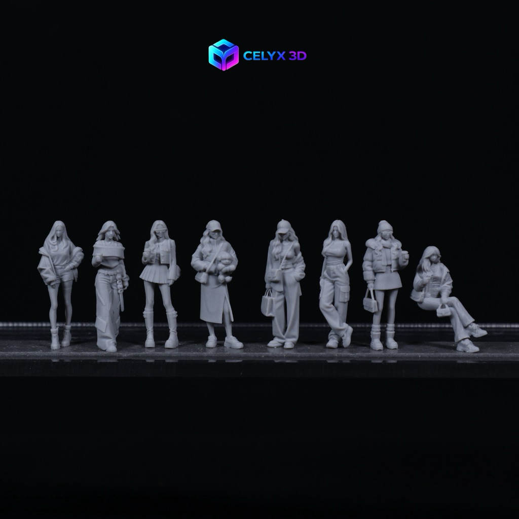 Womens Diorama Miniature Vol.20 1:64 Scale Resin