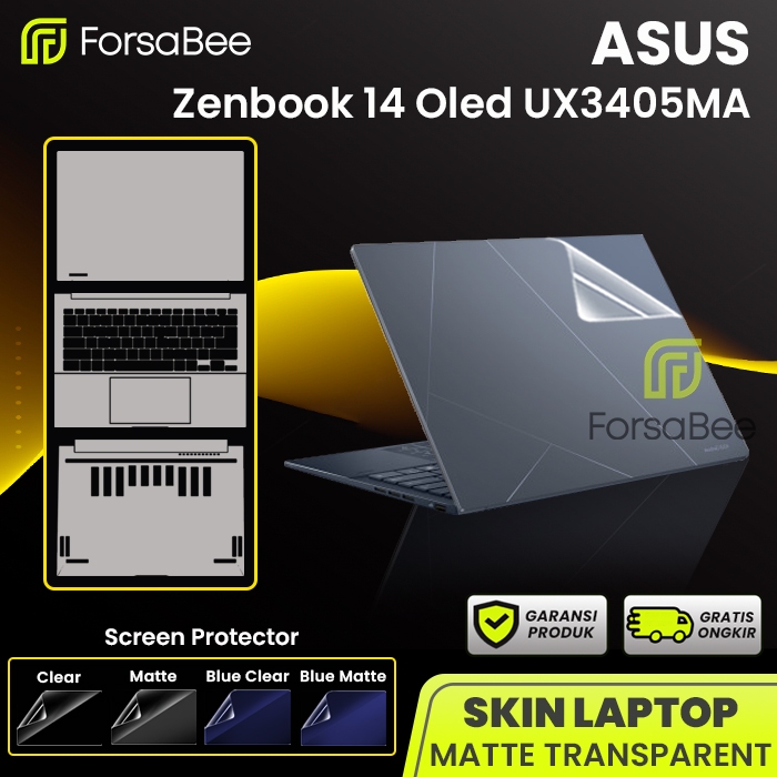 FORSABEE - Skin Protector สําหรับ ASUS Zenbook 14 OLED UX3405 / UX3405MA / UX3405CA 14" 14 นิ้ว 16:1