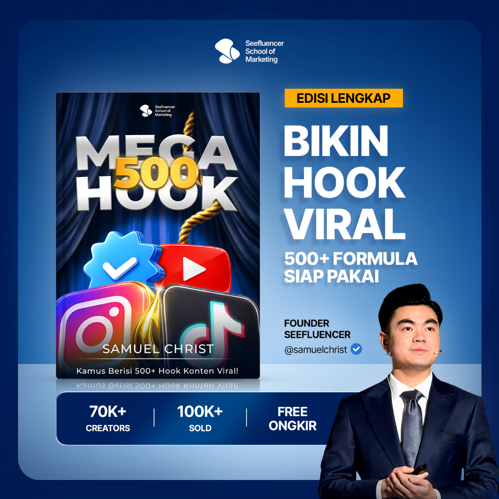 Mega Hook 500 โดย Samuel Christ 500+ Dictionary Viral Content Hook Material เสมอ FYP สําหรับ Creator