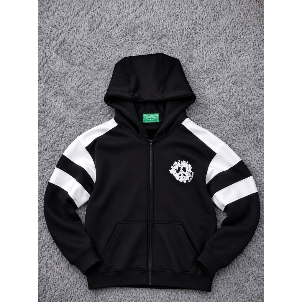 HOODIE ZIPPER DENIM TEARS FULLTAG ผู้ชายผู้หญิง