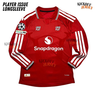 (PLAYER ISSUE LONGSLEEVE) KOLEKSI MAN.UTD HOME PI LS LENGAN PANJANG TERBARU NEW SEASON 2026 2027 FULL PATCH