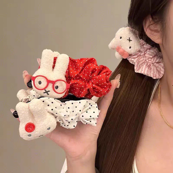 กิ๊บติดผม Miffy Miffy กิ๊บติดผมขนาดใหญ่ลายจุดน่ารักกระต่าย Miffy